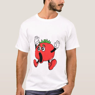 漫画ラトマティーナショックトマト Tシャツ