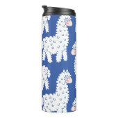 漫画ラマ・アルパカ、ヴィンテージ・パターン タンブラー (回転右)