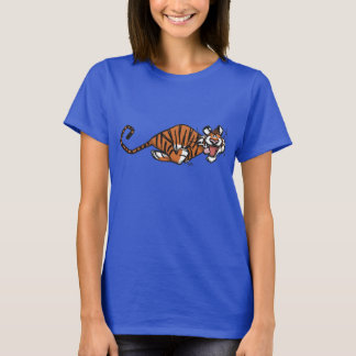 漫画ランニングのTiger Women Tシャツ