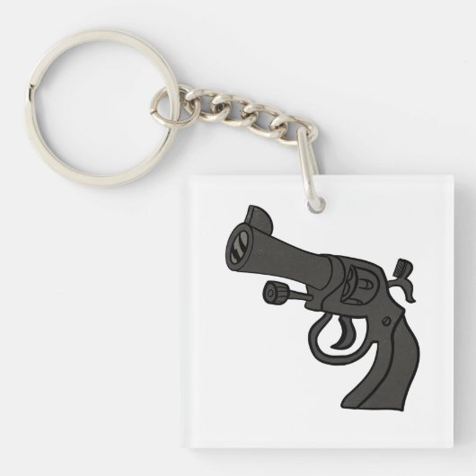 漫画リボルバー キーホルダー (正面)