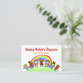 漫画レインボーデイケアビジネスカード 名刺 (スタンド正面)