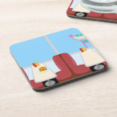 漫画レトロフィフティスディナー コースター (左側)