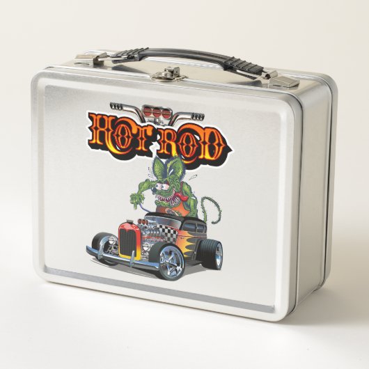 漫画レトロ改造 メタルランチボックス (正面)