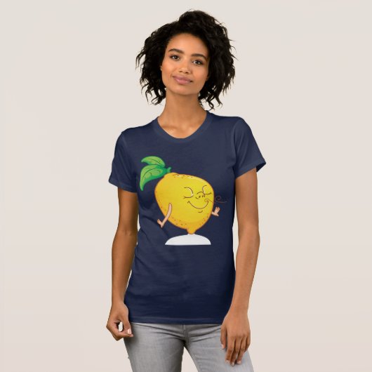 漫画レモンレディースTシャツ Tシャツ (正面フル)