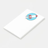 漫画ロケットシップデザイン ポストイット (アングル)