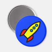 漫画ロケット船 マグネット (正面/裏面)