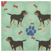 漫画ロットワイラー ファブリック (クローズアップ)