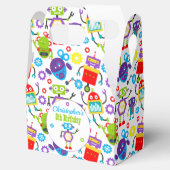 漫画ロボットテーマ誕生日パーティー フェイバーボックス (オープン)