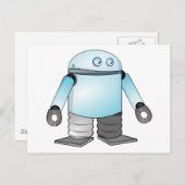 漫画ロボット ポストカード (正面/裏面)