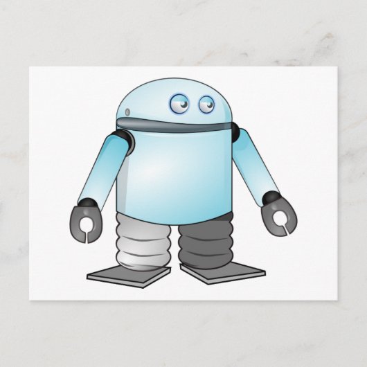 漫画ロボット ポストカード (正面)