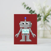 漫画ロボット ポストカード (スタンド正面)