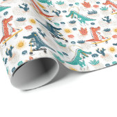 漫画ワニ:ヴィンテージ壁紙 ラッピングペーパー (ロールコーナー)