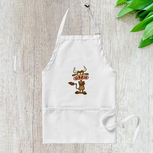 漫画不機嫌牛 スタンダードエプロン