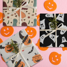 漫画不気味幽霊とレトロなカボチャ