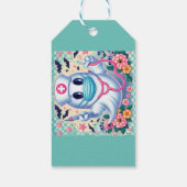 漫画不気味幽霊ナース：ハロウィーンアート ギフトタグ (裏面)