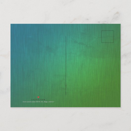 漫画中国のラットニューイヤー2020あいさつ葉書 インビテーションポストカード (裏面)