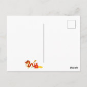 漫画中国の辰年はがき ポストカード (裏面)