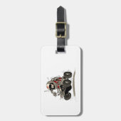 漫画乳母車 ラゲッジタグ (正面縦)