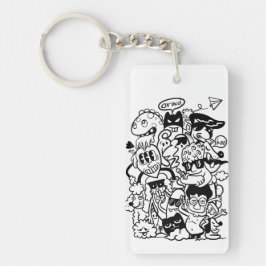 漫画予測できなのキャラクター集団 キーホルダー