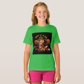 漫画予測できなTシャツ：ヨにおもしろいのスプラッシュを追加 Tシャツ (正面フル)