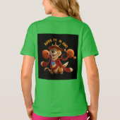 漫画予測できなTシャツ：ヨにおもしろいのスプラッシュを追加 Tシャツ (裏面)