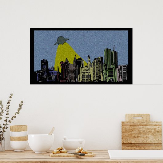 漫画侵入 ポスター (キッチン)