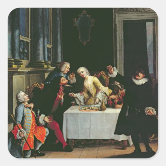 漫画俳優 スクエアシール (正面)