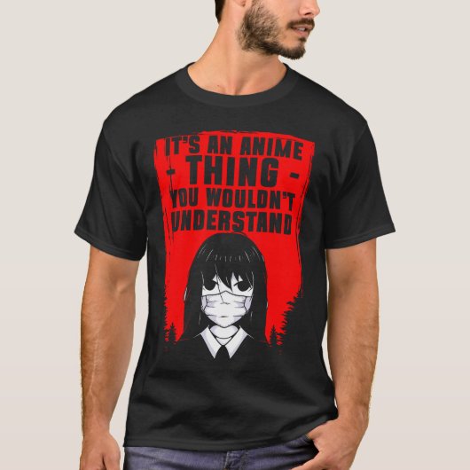 漫画先輩アニメ家族 Tシャツ (正面)