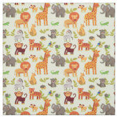 漫画動物が付いているパターン ファブリック (見本)