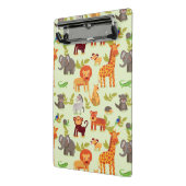 漫画動物が付いているパターン ミニクリップボード (アングル2)