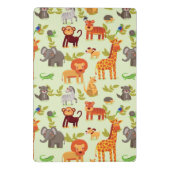 漫画動物が付いているパターン ミニクリップボード (裏面)