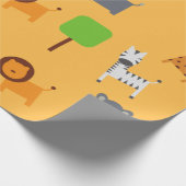 漫画動物テーマ包装紙 ラッピングペーパー (角)