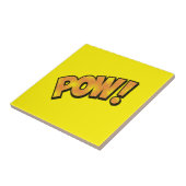 漫画吹き出しセラミックタイルのポウ – あなたの色 タイル (側面)