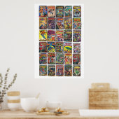 漫画図書クラシック ポスター (キッチン)