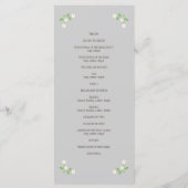 漫画図解入りの、写真付きのカップルポートレート結婚ズ プログラム (裏面)