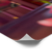 漫画女書の子の書道5月 ポスター (角)