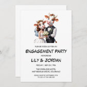 漫画婚約招待状 招待状 (正面/裏面)