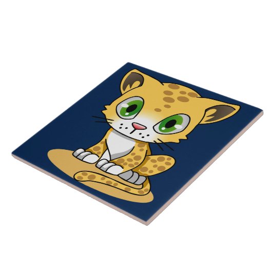 漫画子猫 タイル (側面)