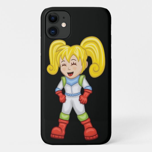漫画宇宙キッズ/ガール Case-Mate iPhoneケース (裏面)