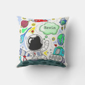 漫画宇宙テーマ装飾用クッション クッション (裏面)