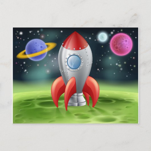 漫画宇宙ロケットオンエイリアン惑星 ポストカード (正面)