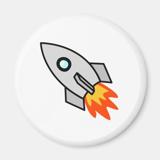 漫画宇宙ロケット マグネット (正面)