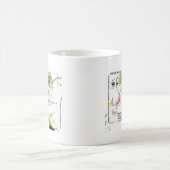 漫画家が贈り物おもしろい&ティーを渡す コーヒーマグカップ (中央)