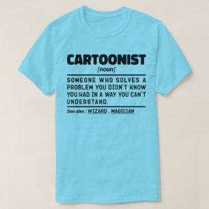 漫画家の名詞定義皮肉ことわざ おもしろい Tシャツ