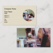 漫画家の机 名刺 (正面/裏面)