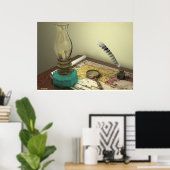 漫画家 ポスター (ホームオフィス)