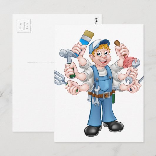 漫画家 ポストカード (正面/裏面)