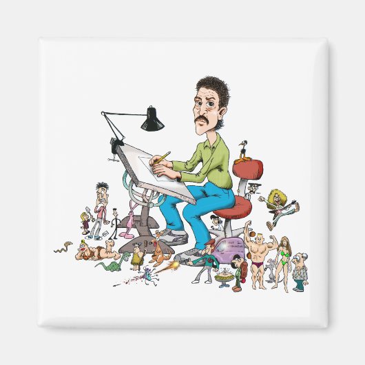 漫画家 マグネット (正面)