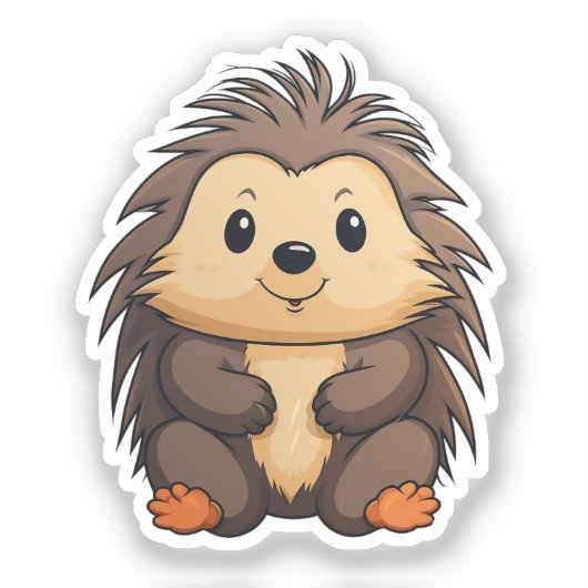 漫画山嵐 シール (正面)