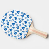 漫画帆船型 卓球ラケット (横)